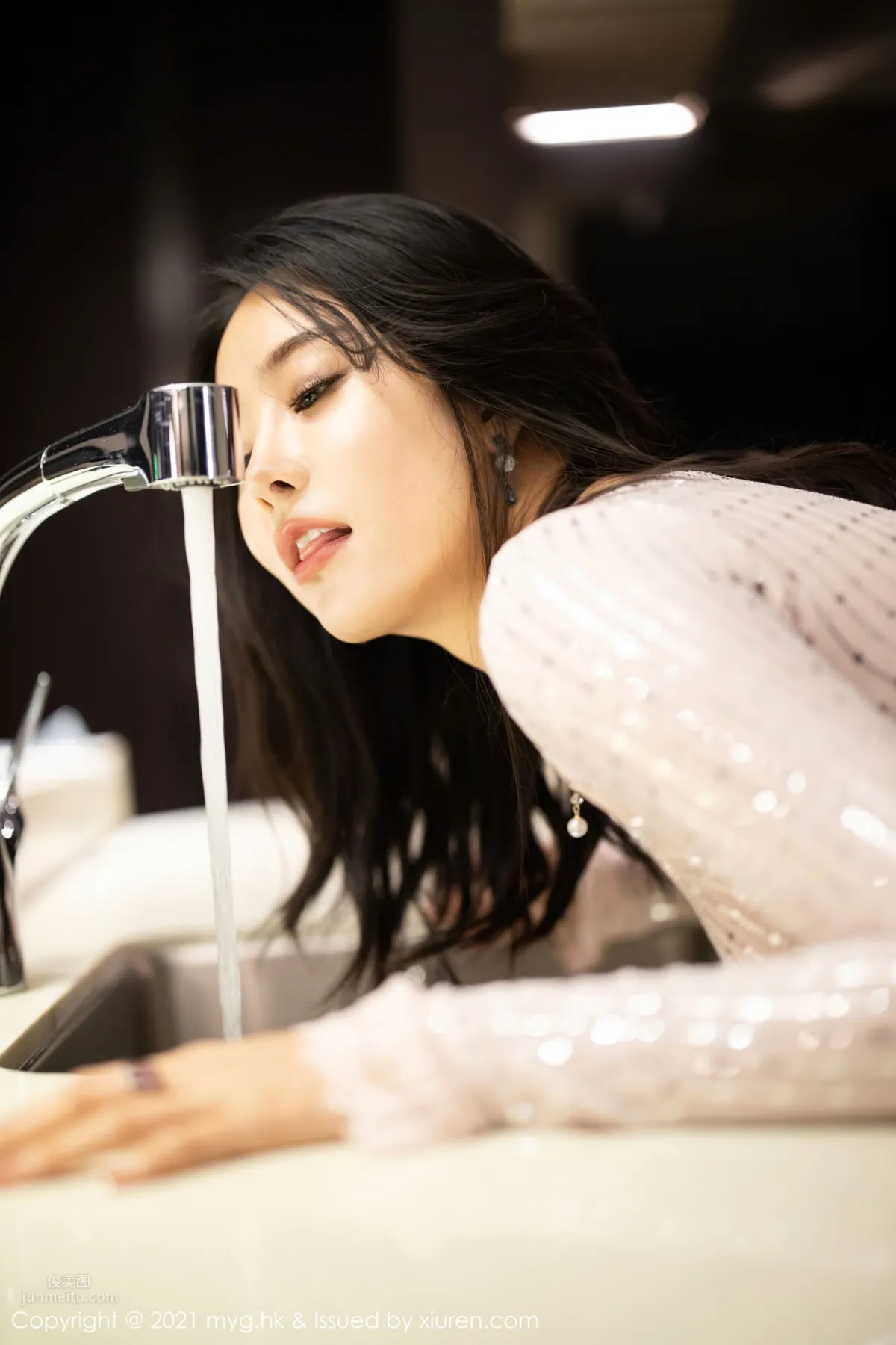 Girl Lan Xia Akasha, Dazzling White Clothing photo 12