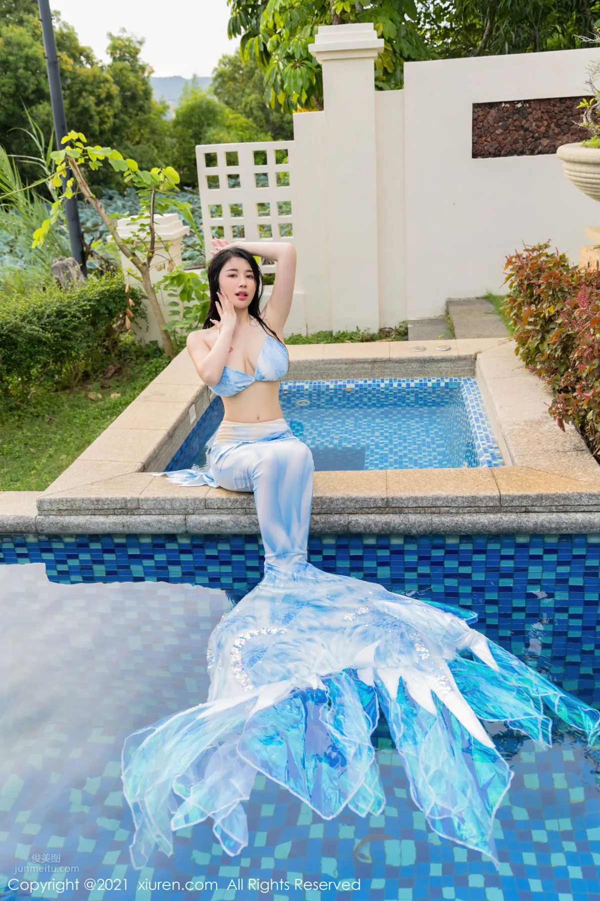 Meiqi Mia Pool Series Gorgeous Mermaid Outfit photo 12