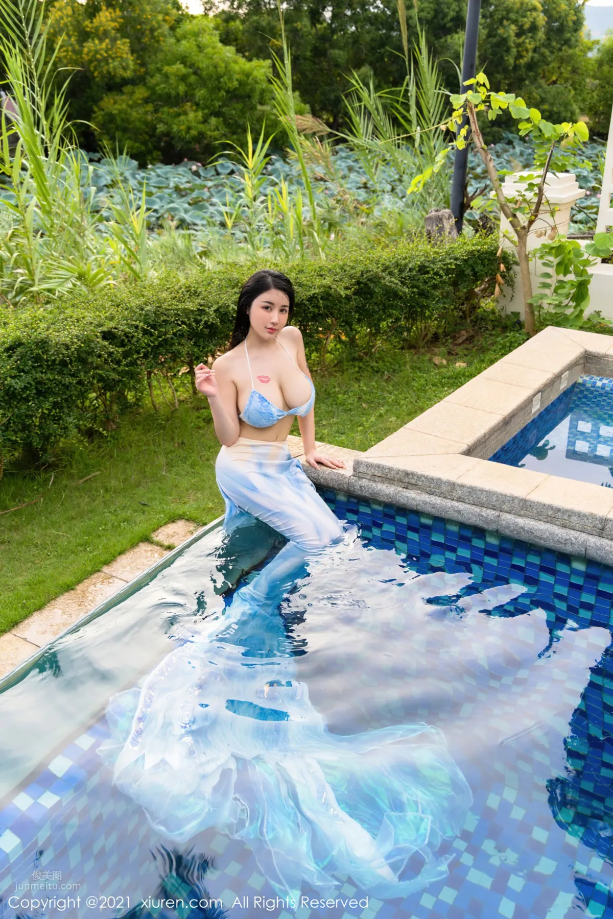 Meiqi Mia Pool Series Gorgeous Mermaid Outfit photo 4