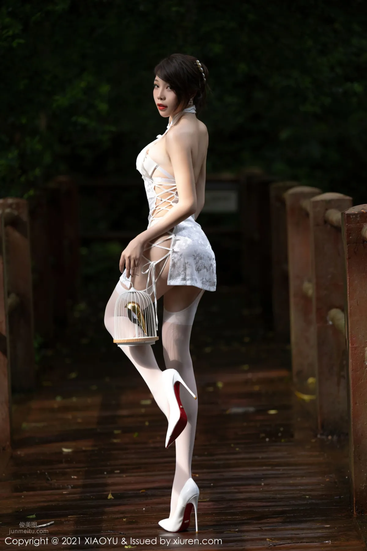 Zhizhi Booty, Mountains and Forest, Classical Elegant Romantic Qipao photo 37
