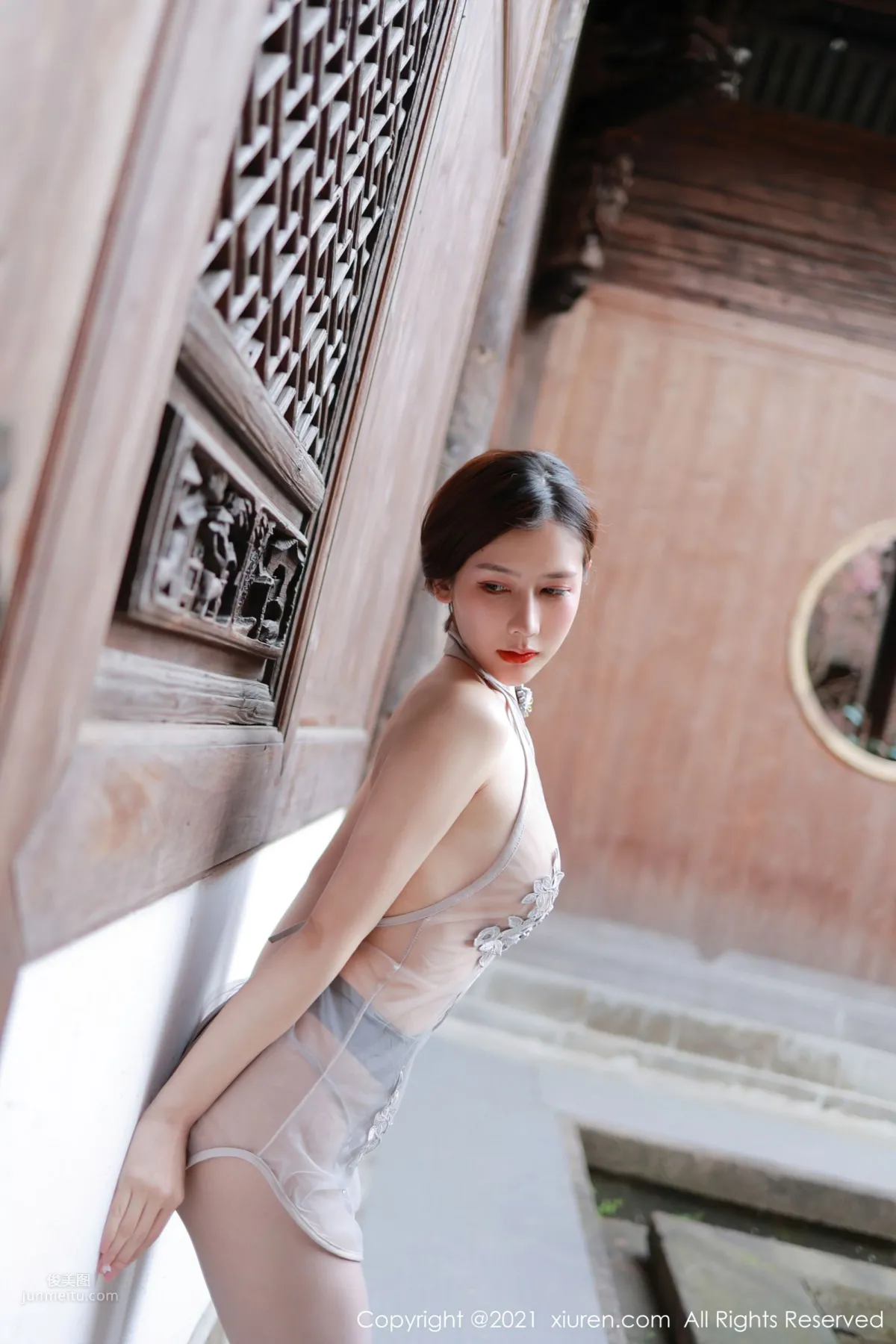 養眼美女尹甜甜 精緻而輕透的内衣 52