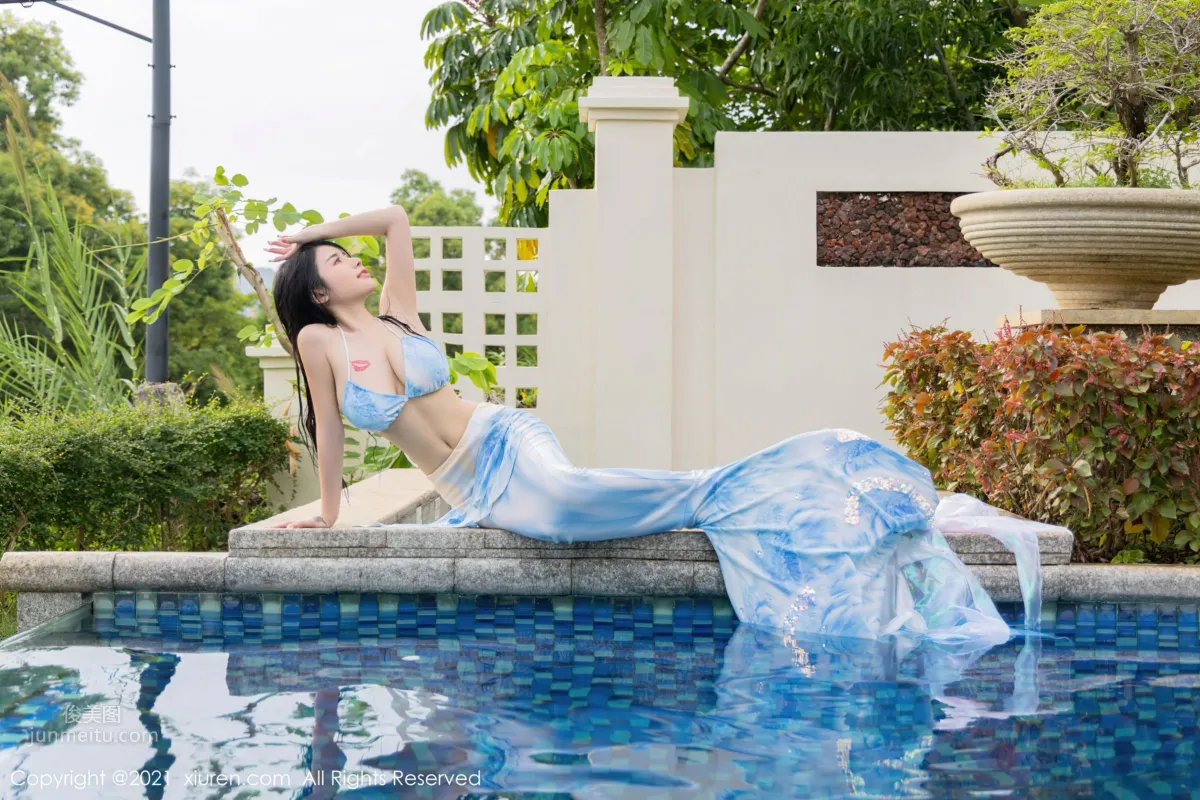 Meiqi Mia Pool Series Gorgeous Mermaid Outfit photo 8
