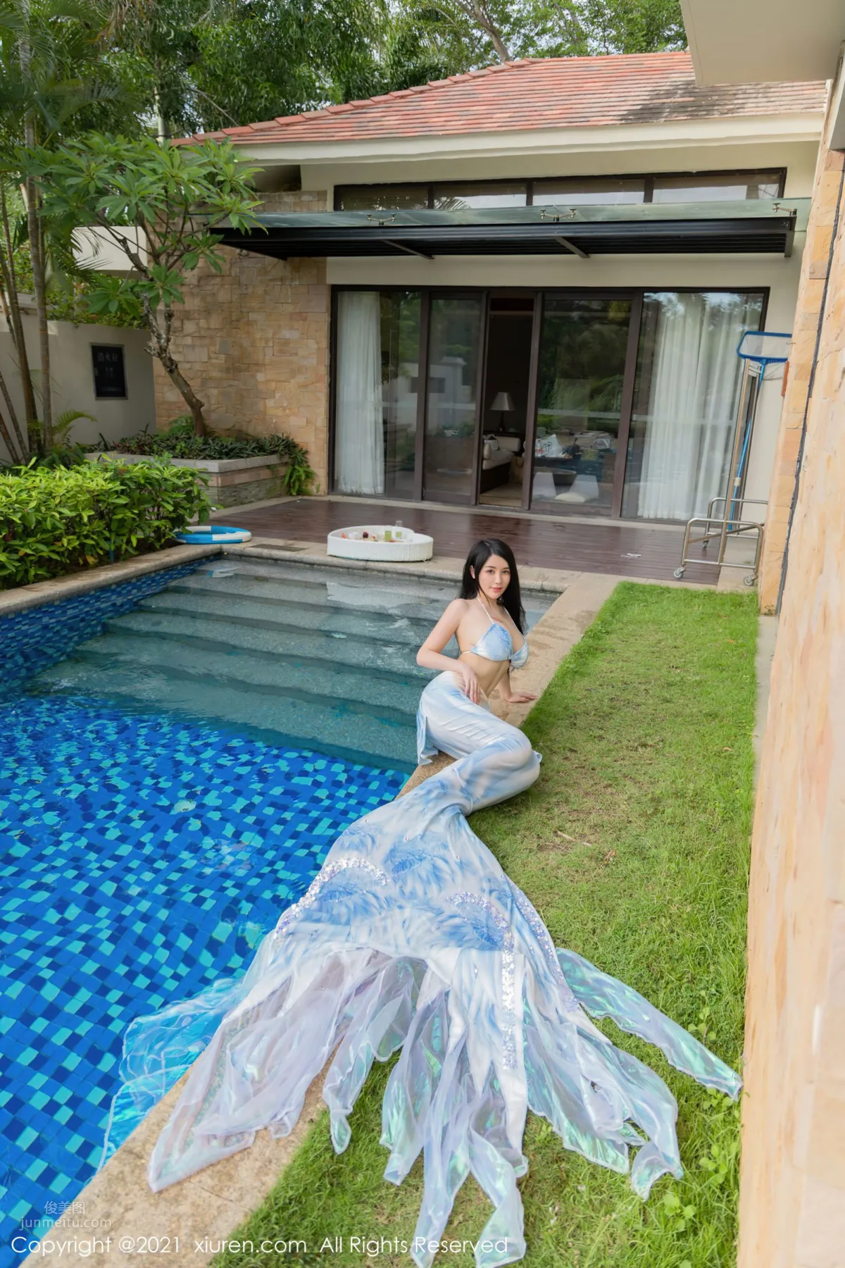 Meiqi Mia Pool Series Gorgeous Mermaid Outfit photo 31