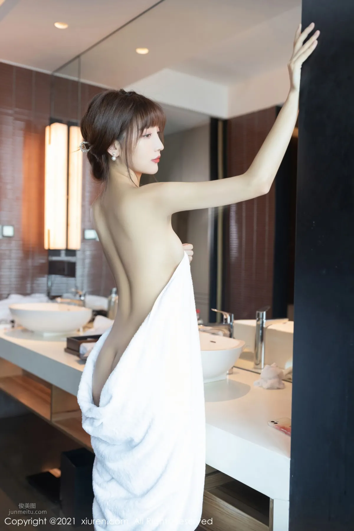 Goddess of Otaku Men Lu Xuanxuan, Bathroom Theme Wet Body Series photo 46