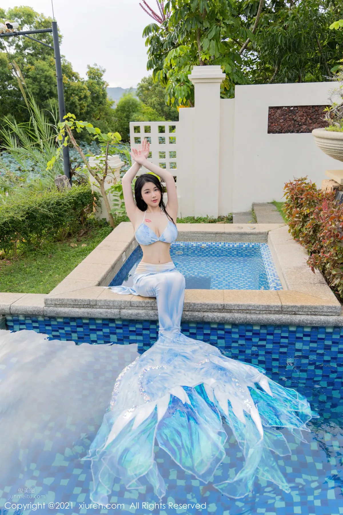 Meiqi Mia Pool Series Gorgeous Mermaid Outfit photo 11