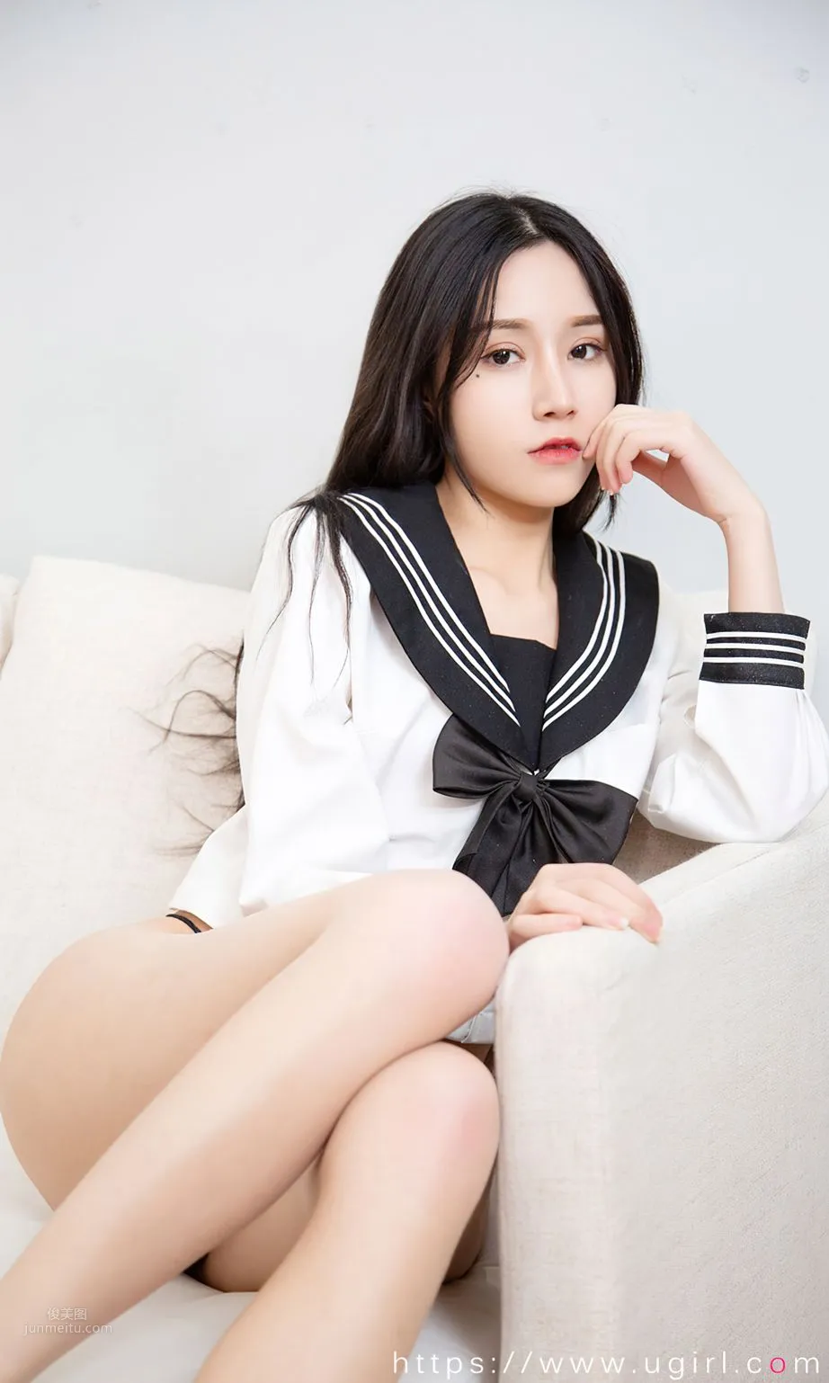 茯苓的全能制服 白底黑领日系满满_11