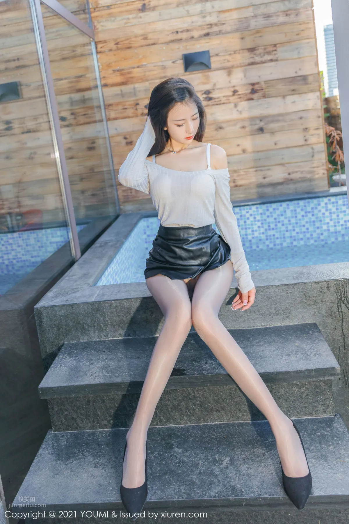 新人妹子熊小諾 小皮裙楚楚動人 28