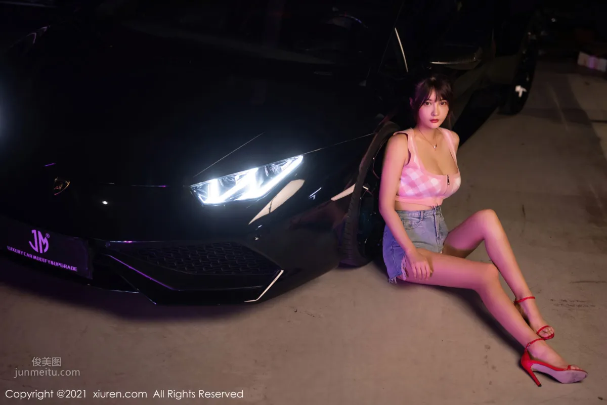 豐滿妹子萌奈子 香車與美人的視覺 7