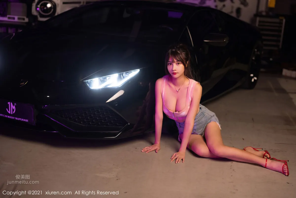 豐滿妹子萌奈子 香車與美人的視覺 9