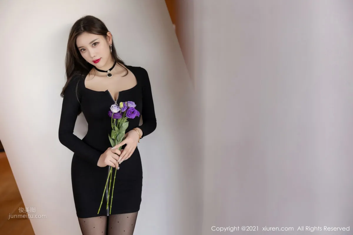 性感女神杨晨晨 人比花娇的艳美_5