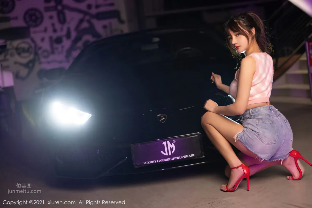 豐滿妹子萌奈子 香車與美人的視覺 11