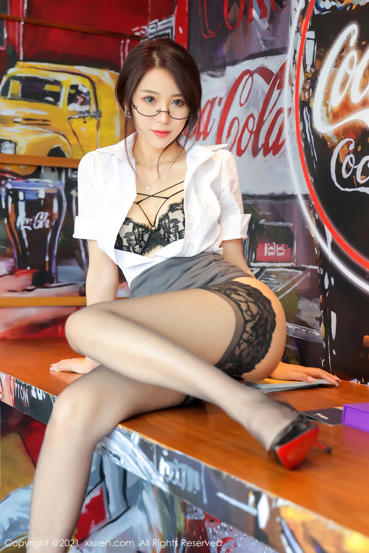 Bony Goddess Zhou Muxi, Workplace Glasses OL Series photo 30