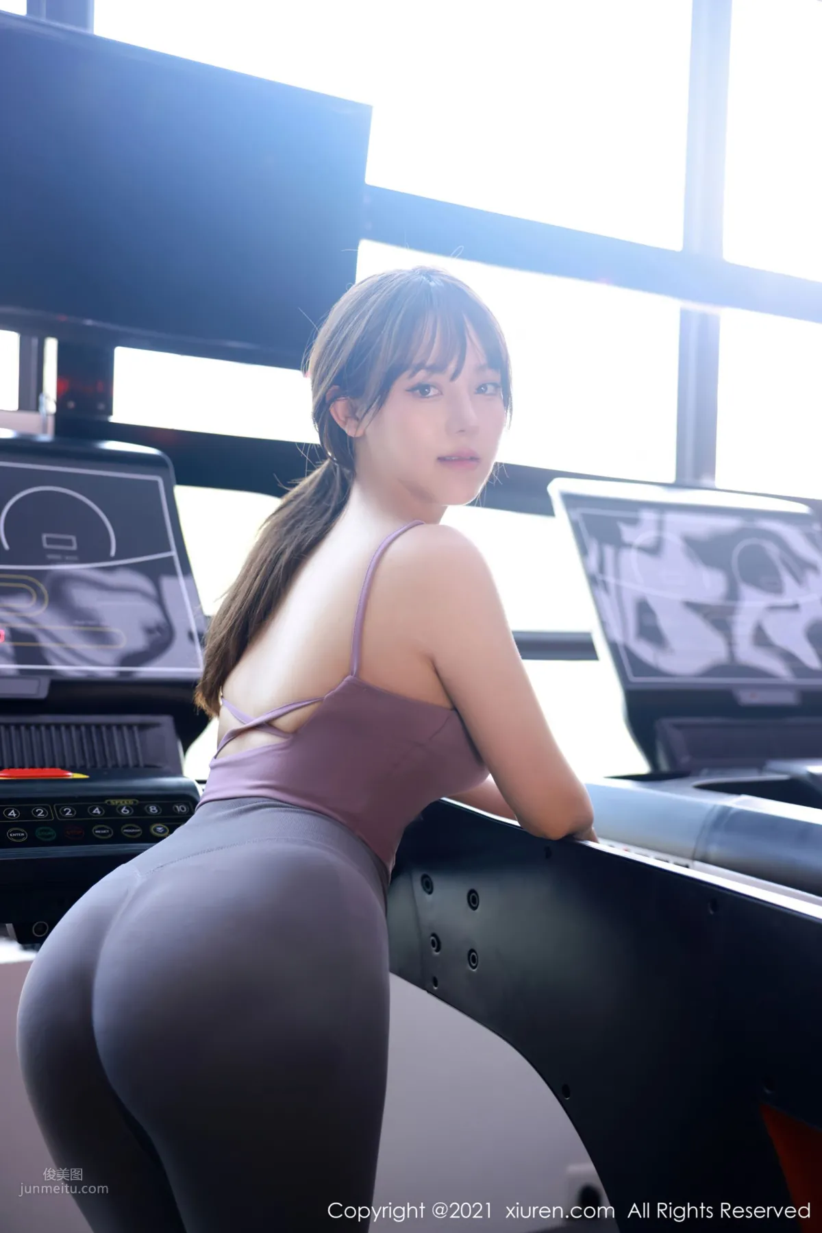 丰满妹纸豆瓣酱 健身房主题系列_3