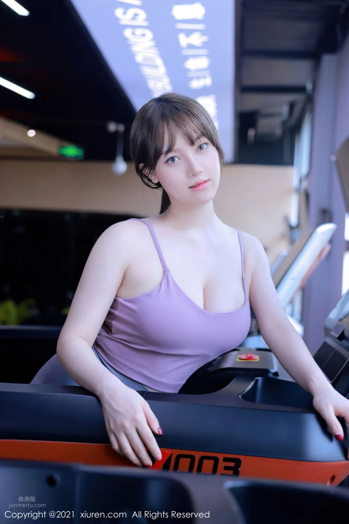 丰满妹纸豆瓣酱 健身房主题系列_1