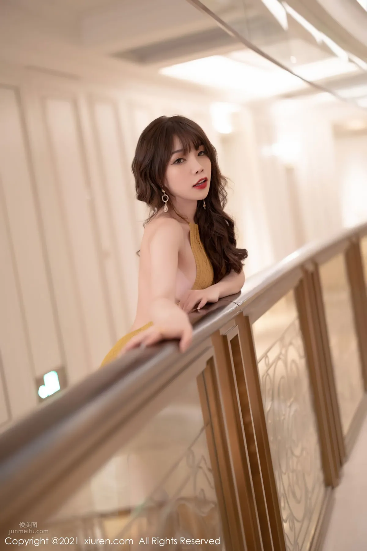 Goddess of Otaku Zhizhi Booty, Dazzling Orange Long Dress photo 10