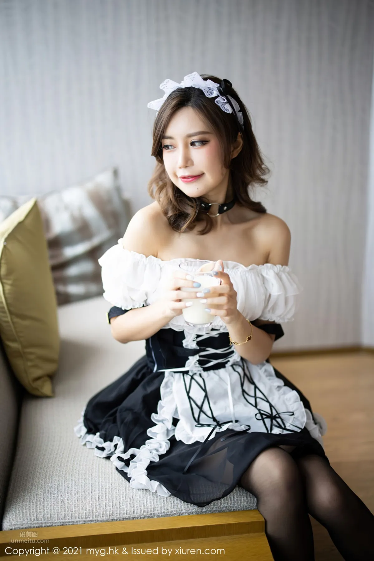 Goddess of Otaku Qi Lijia, Gentle and Caring Maid photo 35