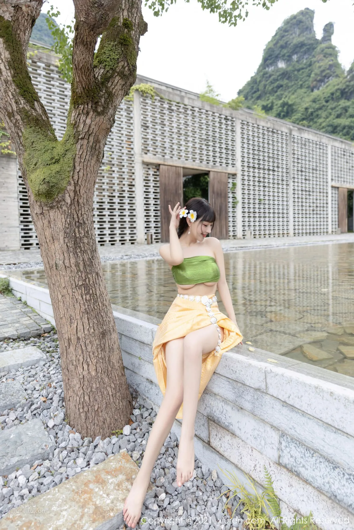 Barbie Keer Guilin Travel Shoot Dai Style Exotic Charm photo 12