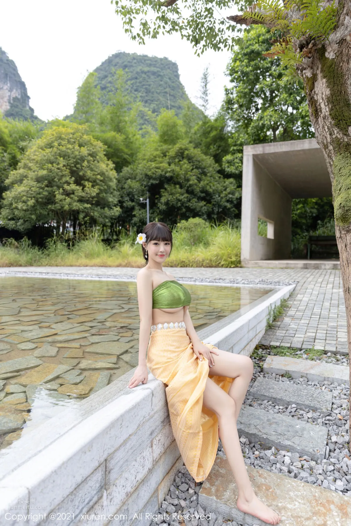 Barbie Keer Guilin Travel Shoot Dai Style Exotic Charm photo 8