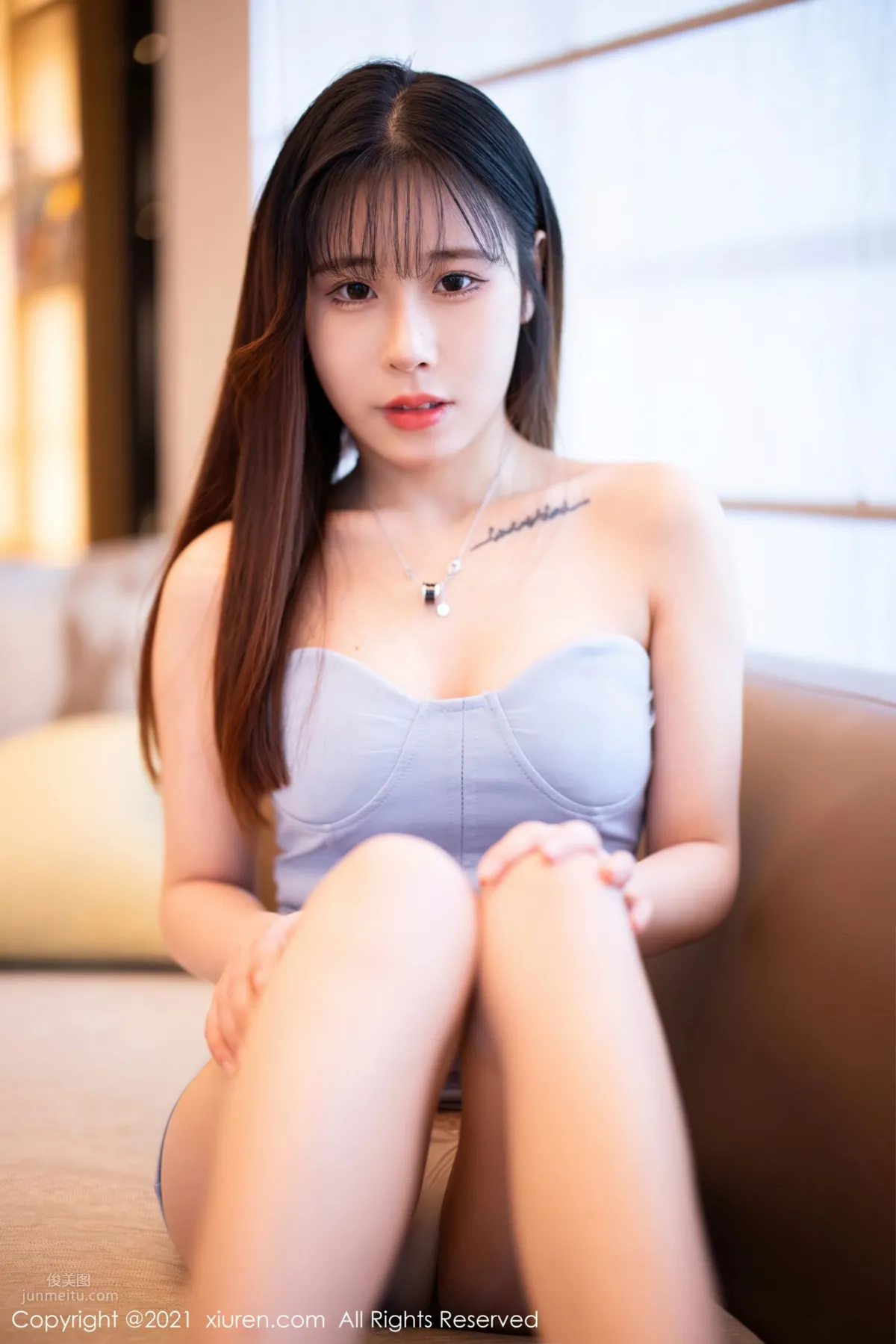 New Model Tianxi Dora, Elegant and Touching Strapless Gown photo 20