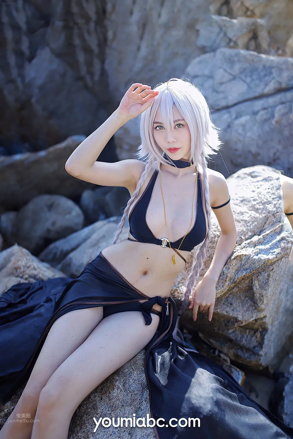 FGO~泳装黑贞德 - 抖娘利世_5