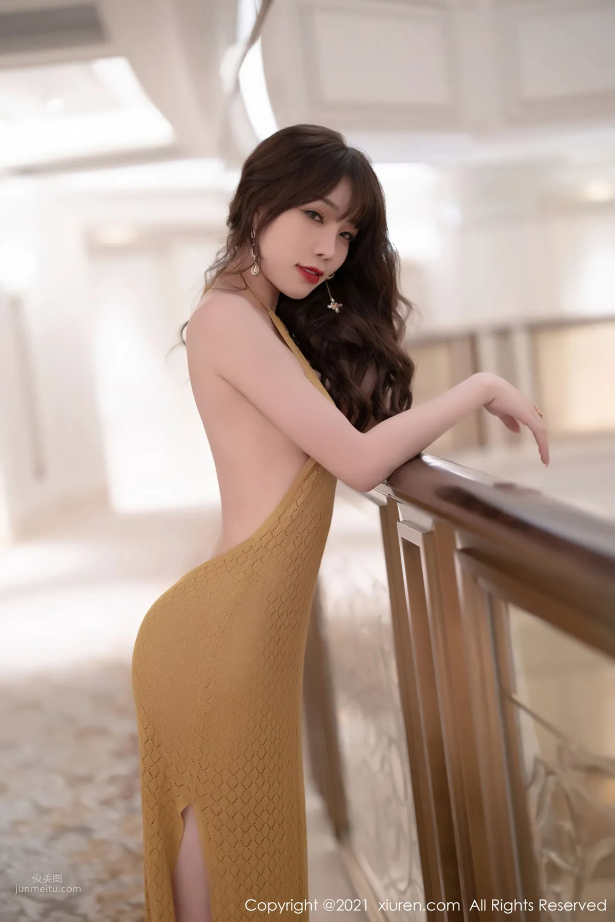 Goddess of Otaku Zhizhi Booty, Dazzling Orange Long Dress photo 7