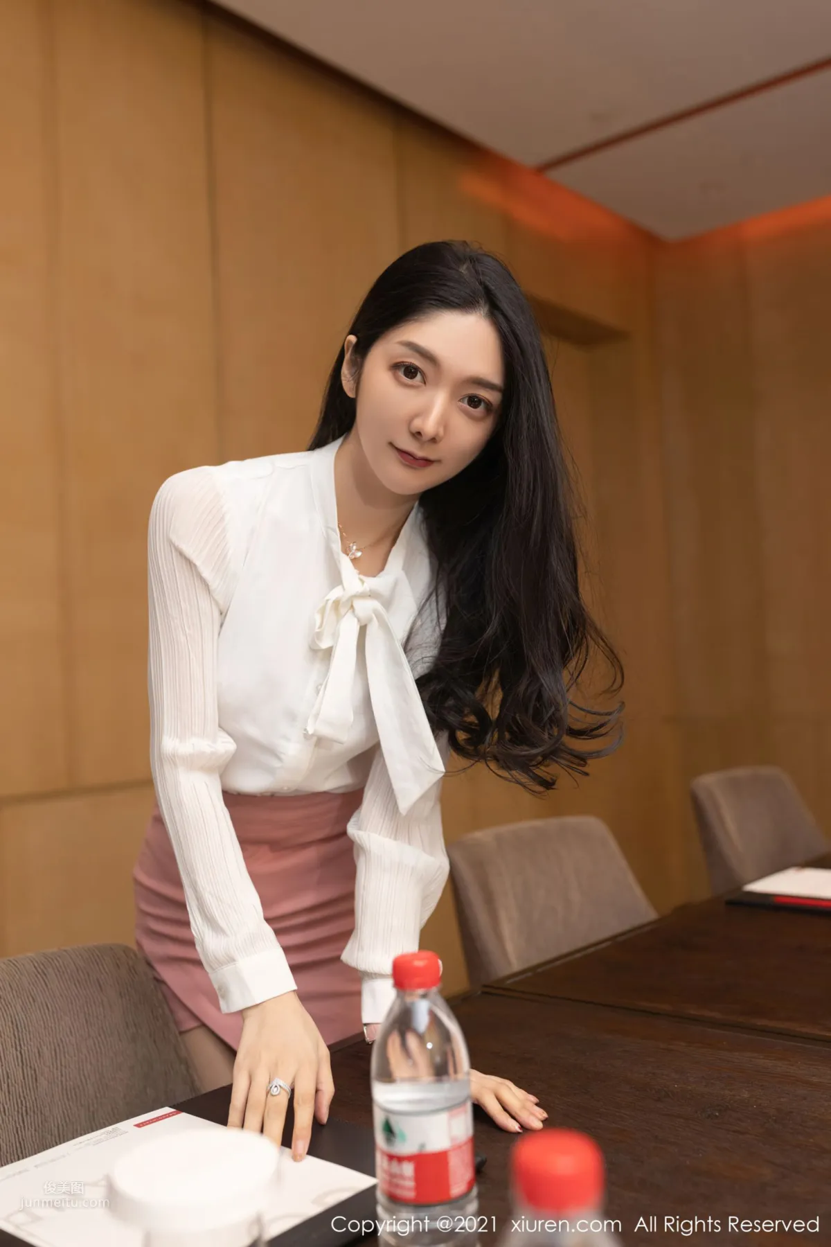 Forward Miss Xiao Reba Pink Delicate Professional Attire photo 10