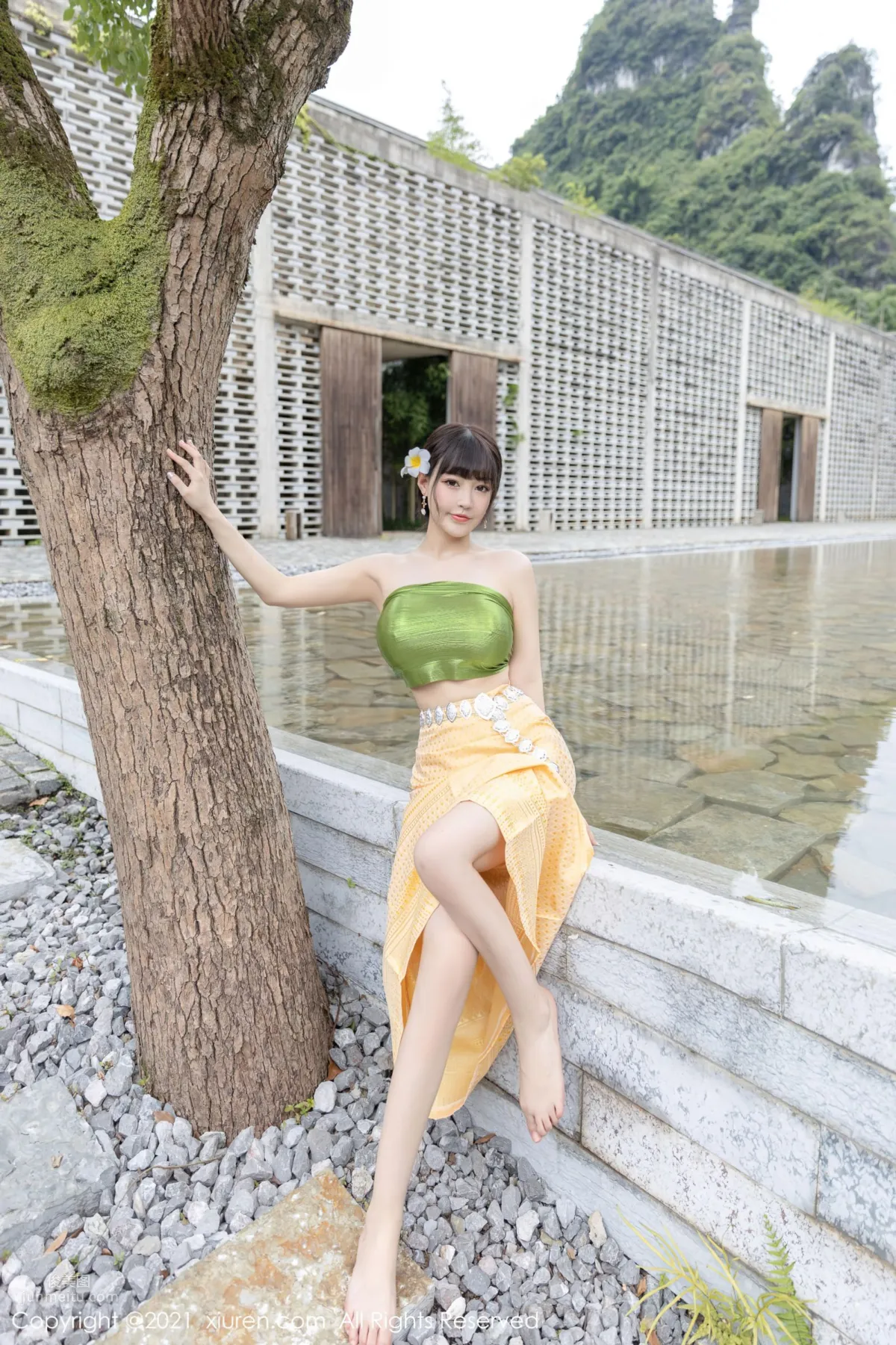 Barbie Keer Guilin Travel Shoot Dai Style Exotic Charm photo 5
