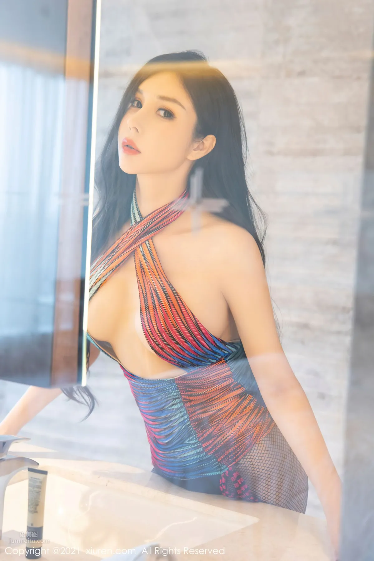 Mature Model Tian Bingbing, Gorgeous and Colorful Dress photo 15