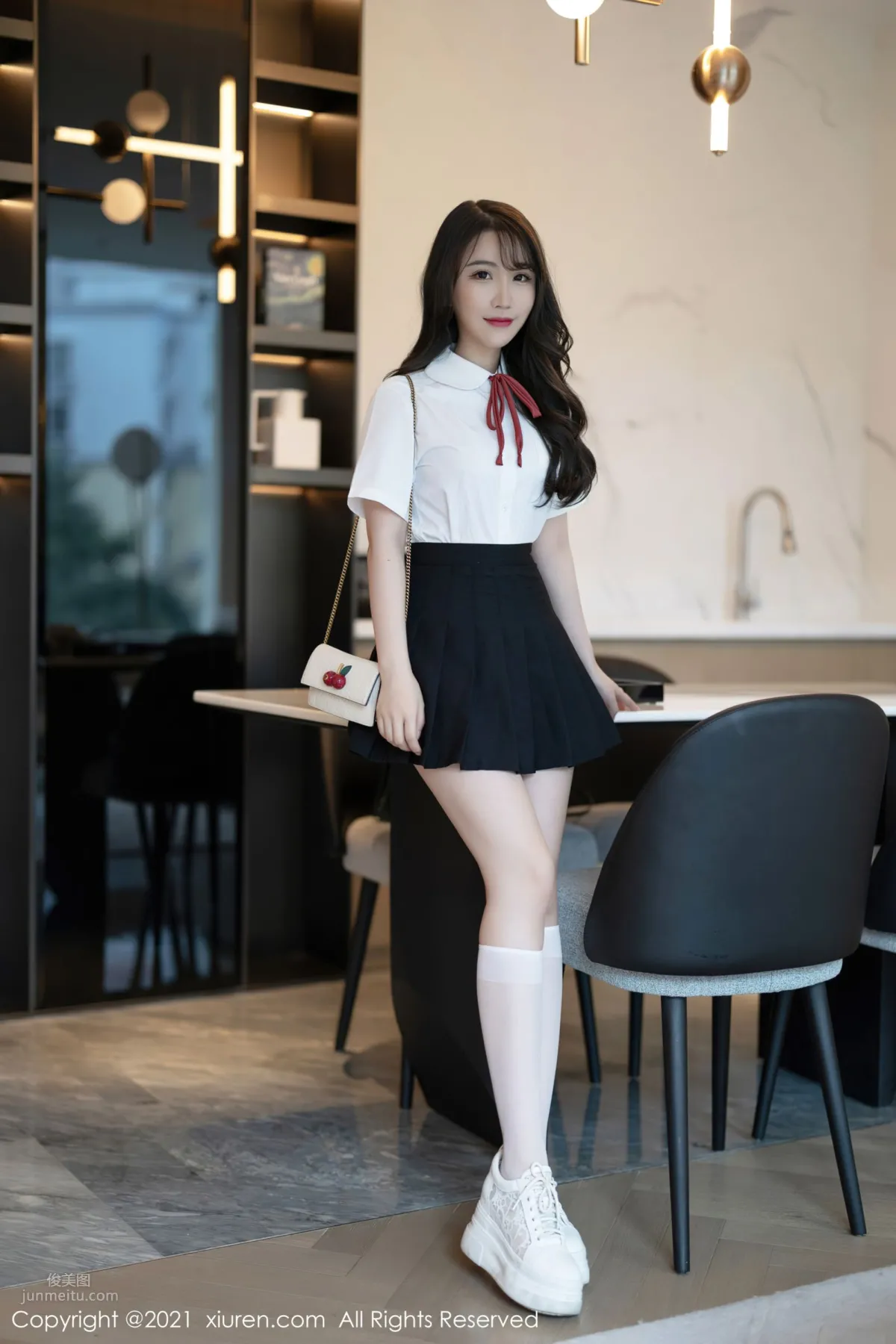 绯月樱深圳旅拍 清纯的JK制服_0