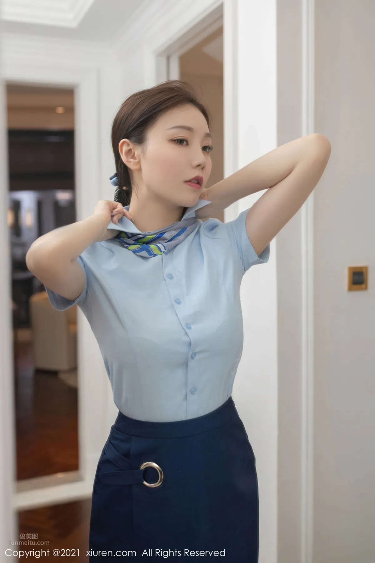 Flight Attendant Goddess Anran Maleah Wake Up Diary Theme Series photo 61