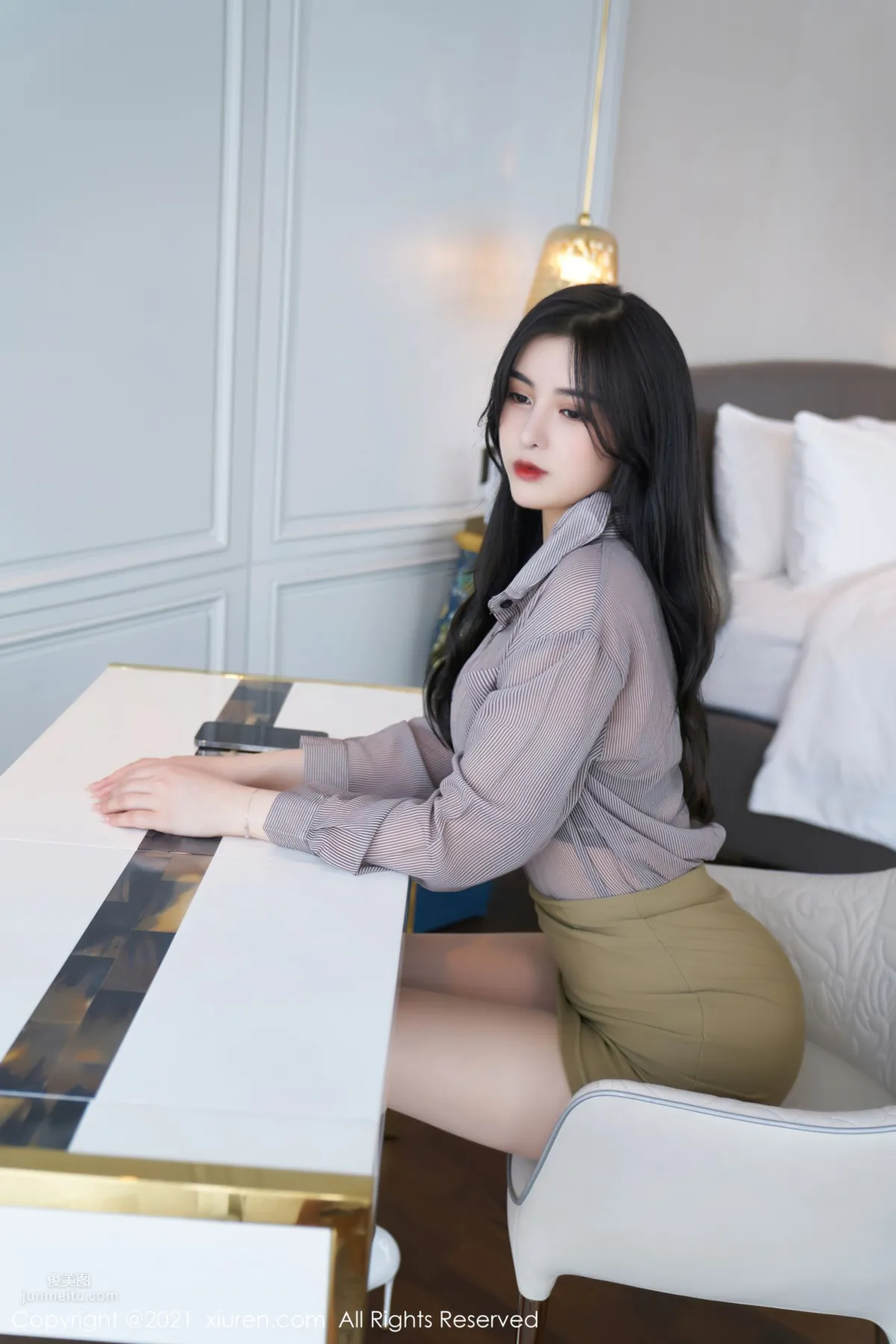 Han Jingan Dali Travel Shoot, Elegant and Graceful Workplace OL photo 10