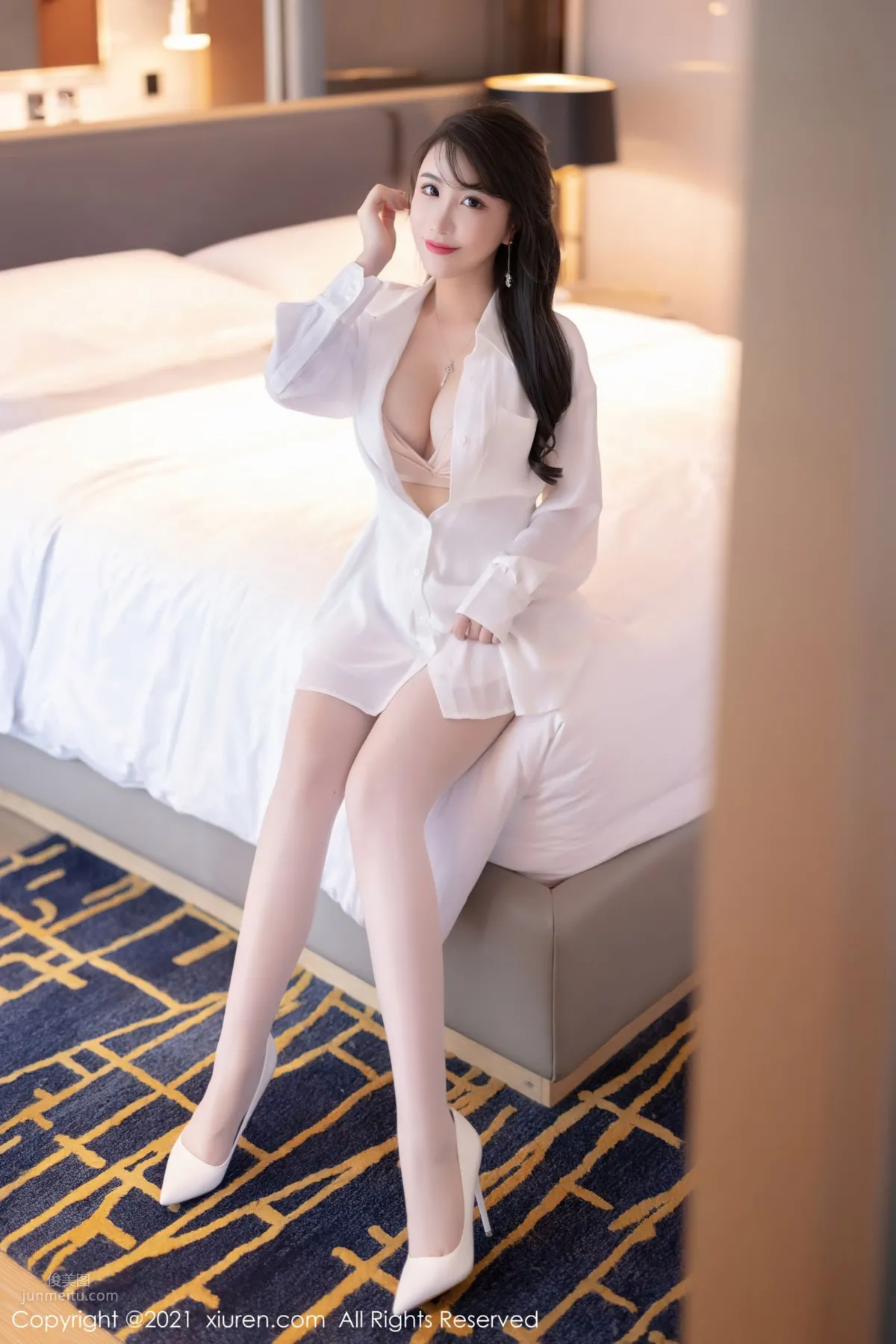 Fei Yueying Shenzhen Travel Shoot, Pure White and Beautiful Outfit photo 24