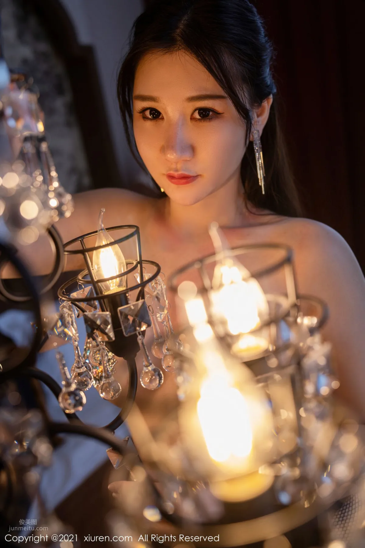 Gu Qiaonan's Mature Woman Style, Gold Velvet and Pantyhose photo 31