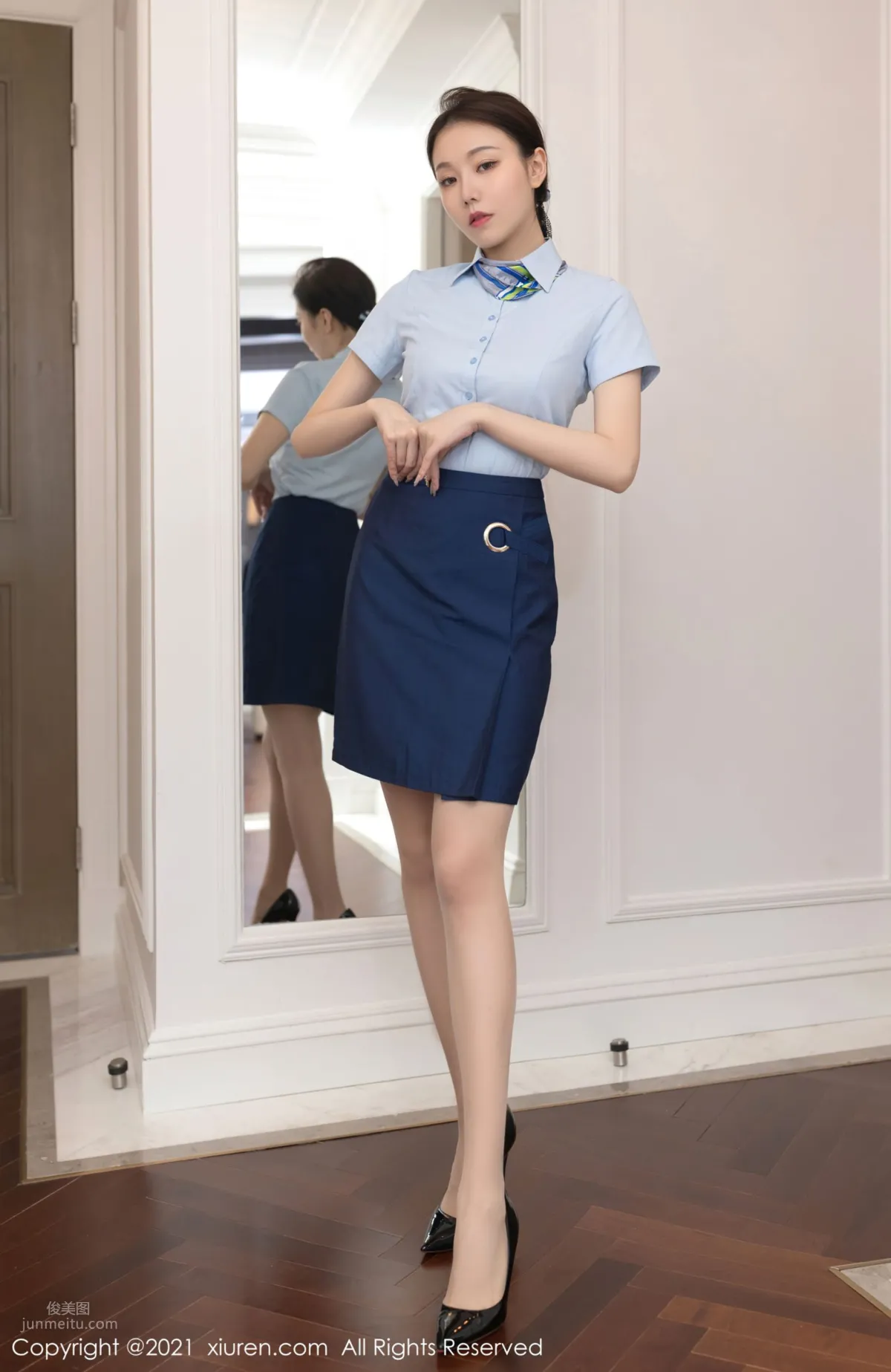 Flight Attendant Goddess Anran Maleah Wake Up Diary Theme Series photo 64