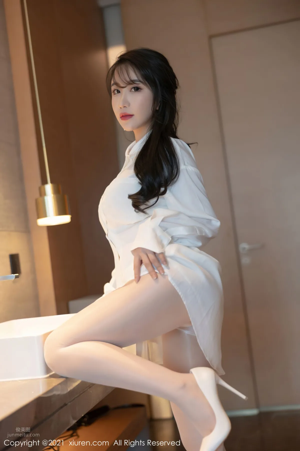 Fei Yueying Shenzhen Travel Shoot, Pure White and Beautiful Outfit photo 2