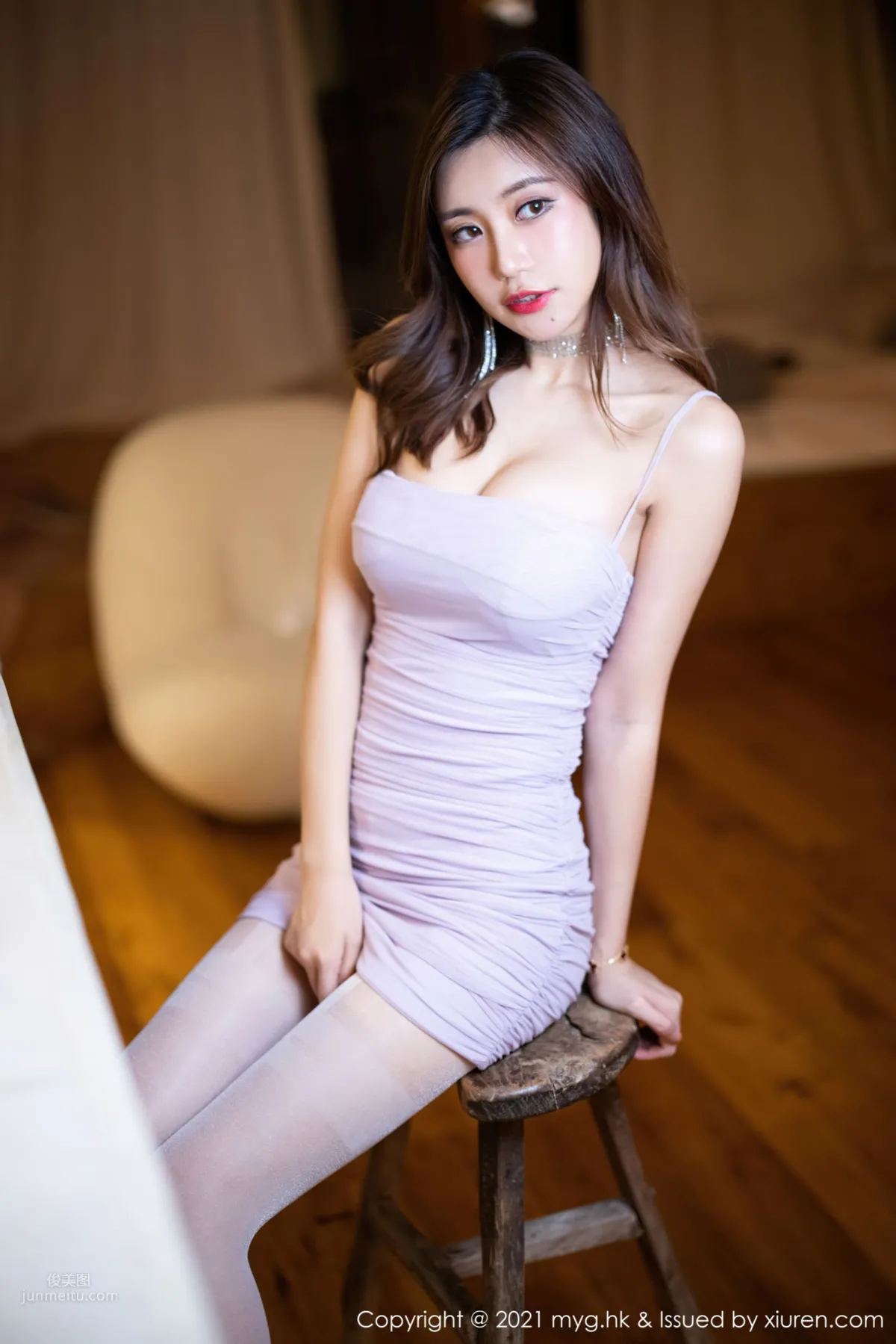 Qi Lijia's Purple Outfit, Mid-Autumn Arrival Dreamy Chang'e photo 14