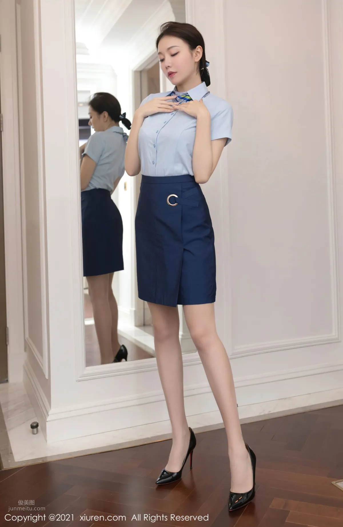 Flight Attendant Goddess Anran Maleah Wake Up Diary Theme Series photo 63