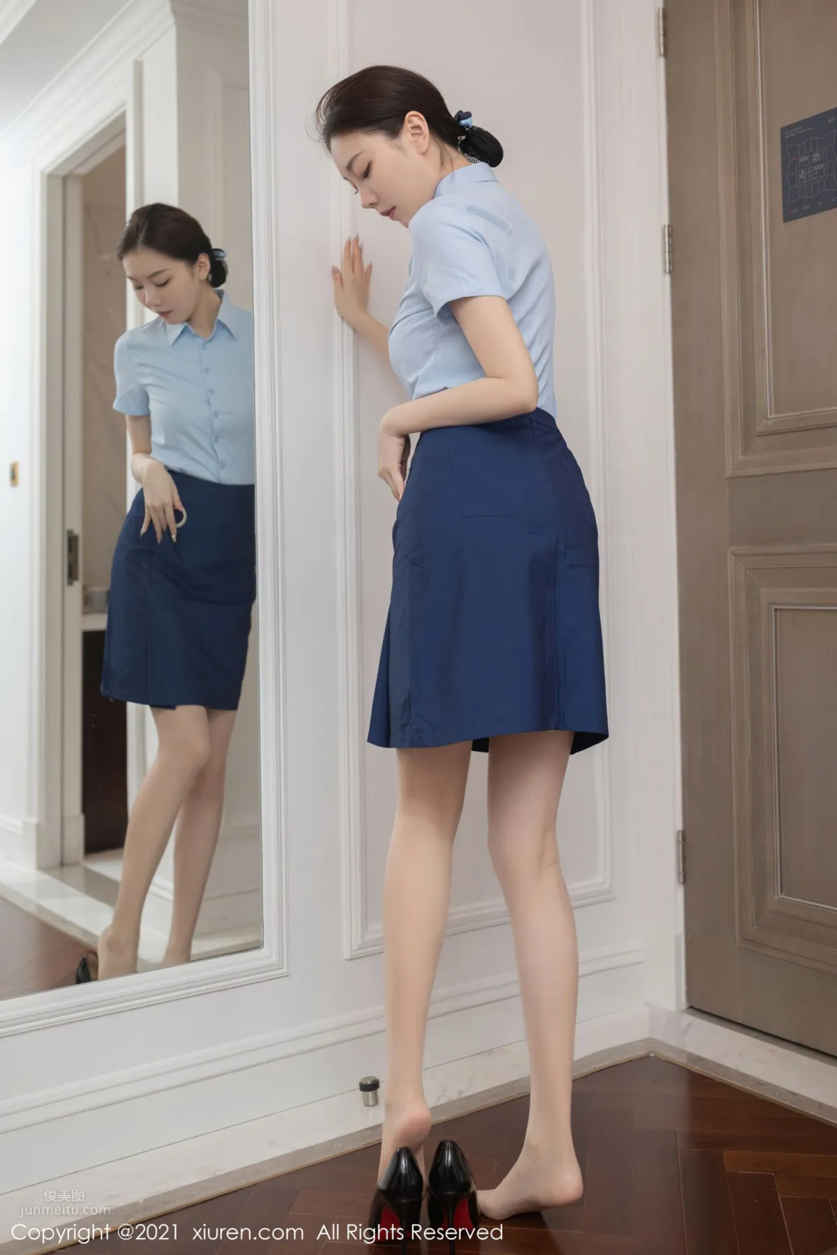 Flight Attendant Goddess Anran Maleah Wake Up Diary Theme Series photo 56