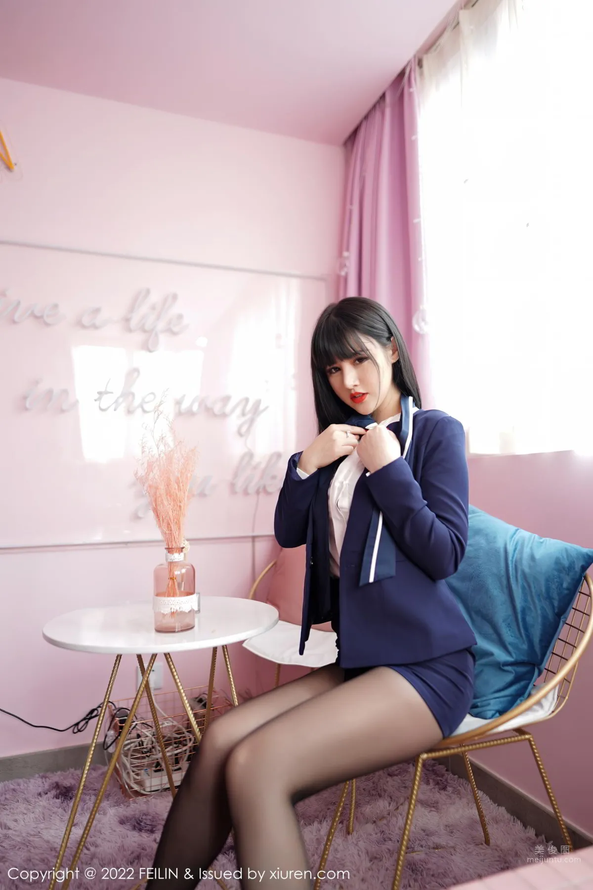 [FEILIN] 2022.03.08 VOL.432 Shishi kiki photo 9