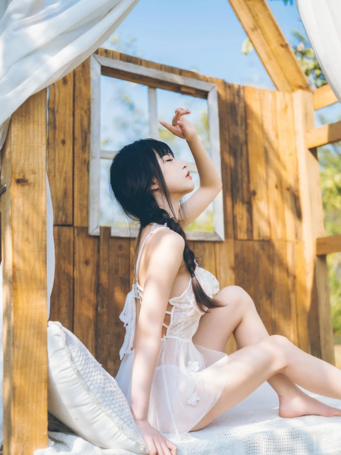 清水由乃 - 田園蕾絲裙 42