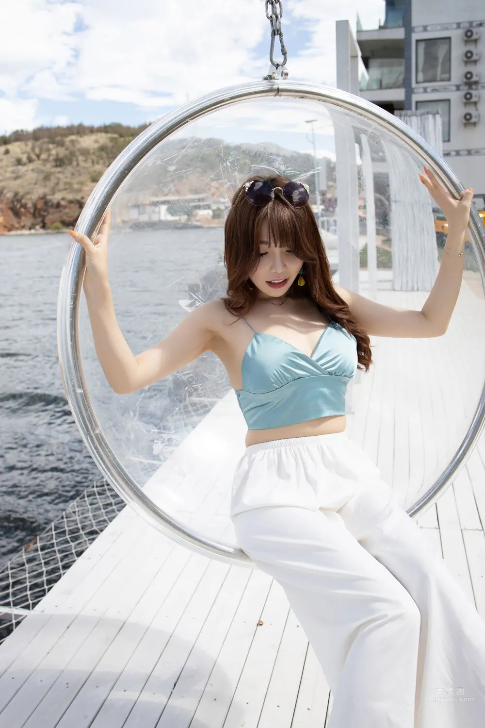 Urban Beauty Zhizhi Tight White Long Pants photo 137