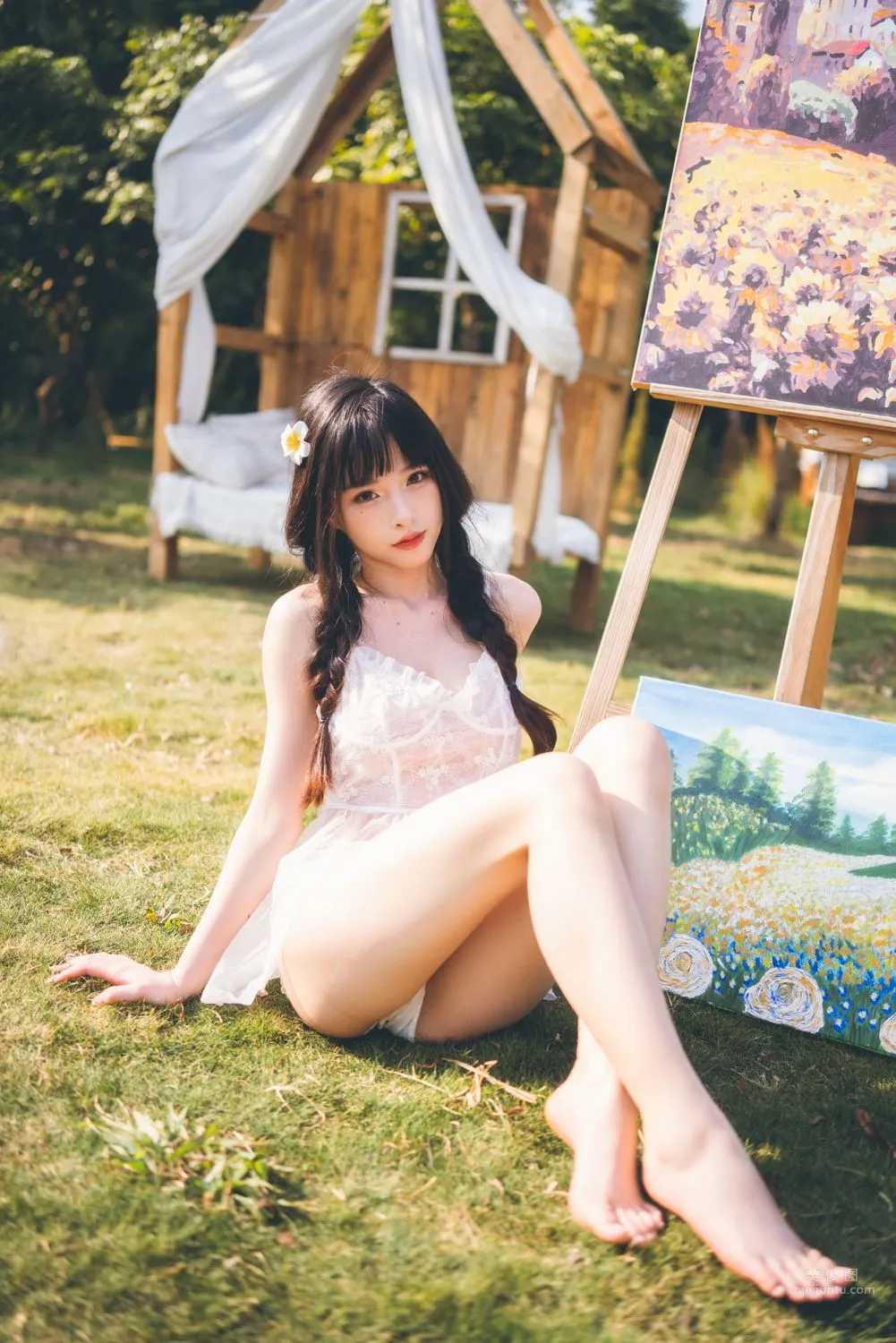 清水由乃 - 田園蕾絲裙 22