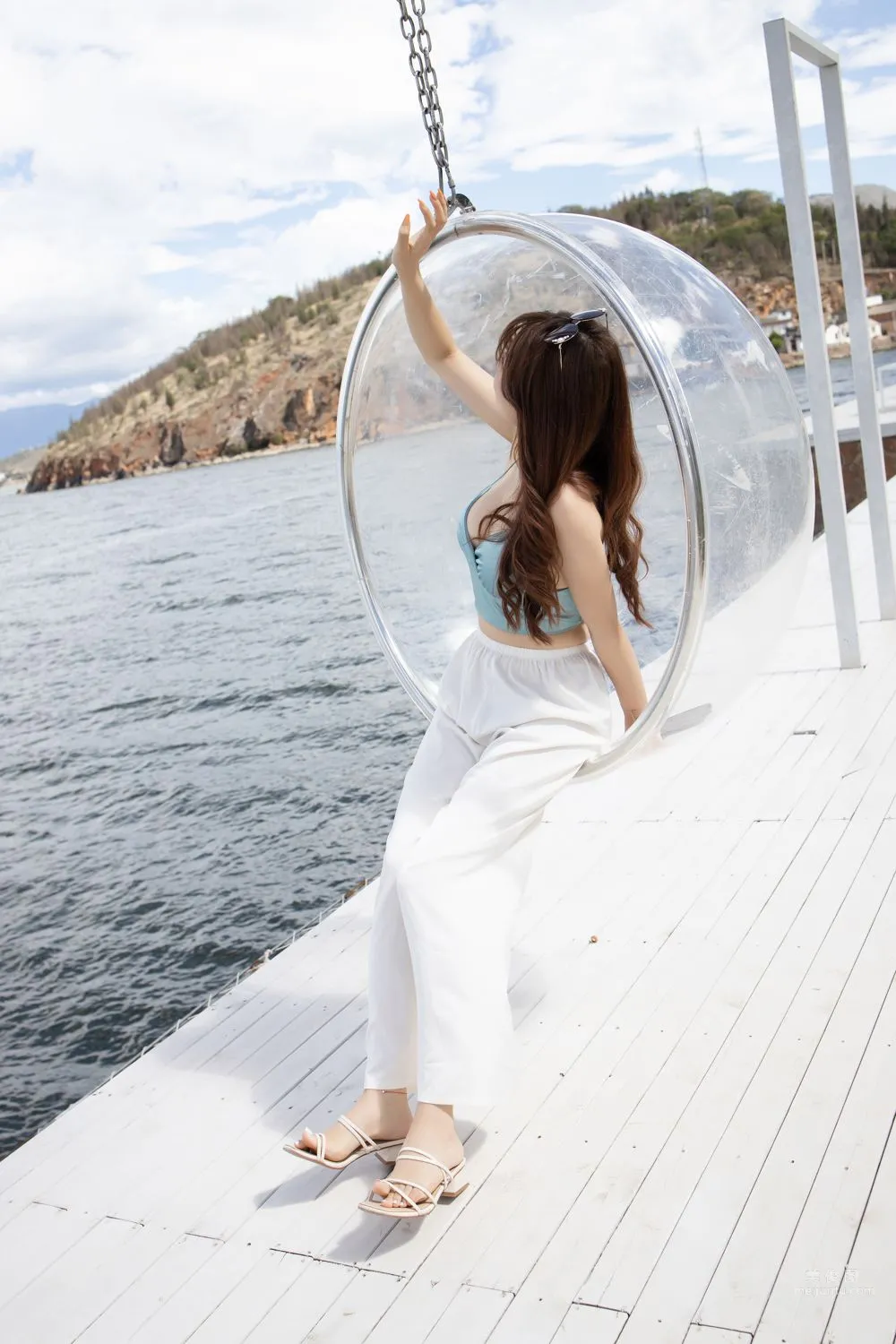Urban Beauty Zhizhi Tight White Long Pants photo 135
