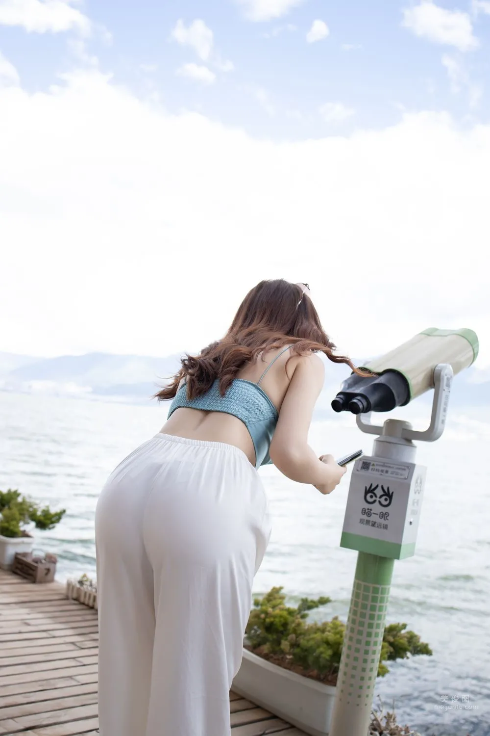 Urban Beauty Zhizhi Tight White Long Pants photo 104