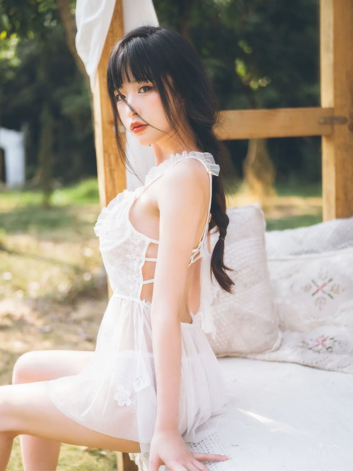 清水由乃 - 田園蕾絲裙 66