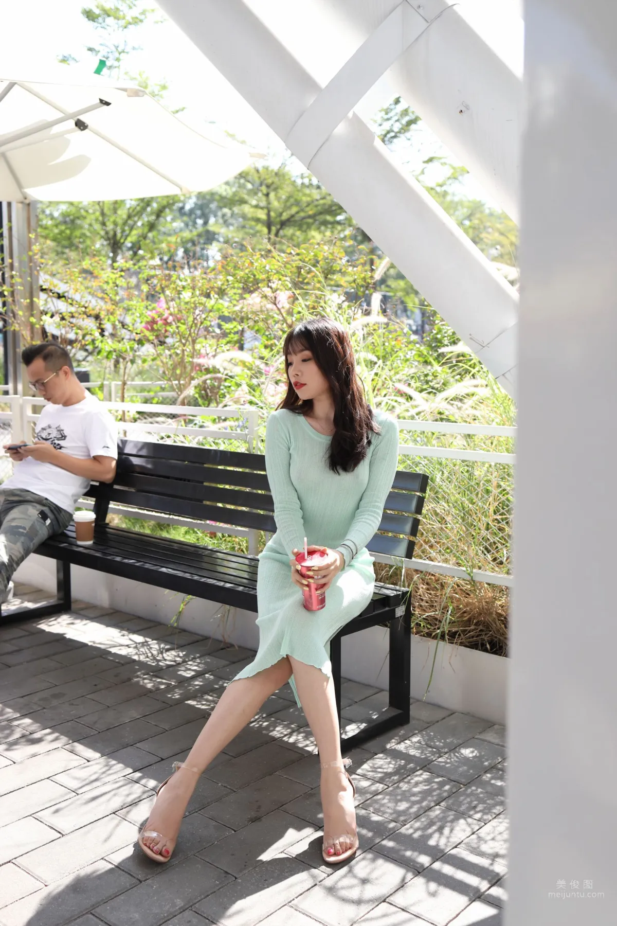 Urban Beauty Zhizhi Sexy Light Green Bodycon Dress photo 112