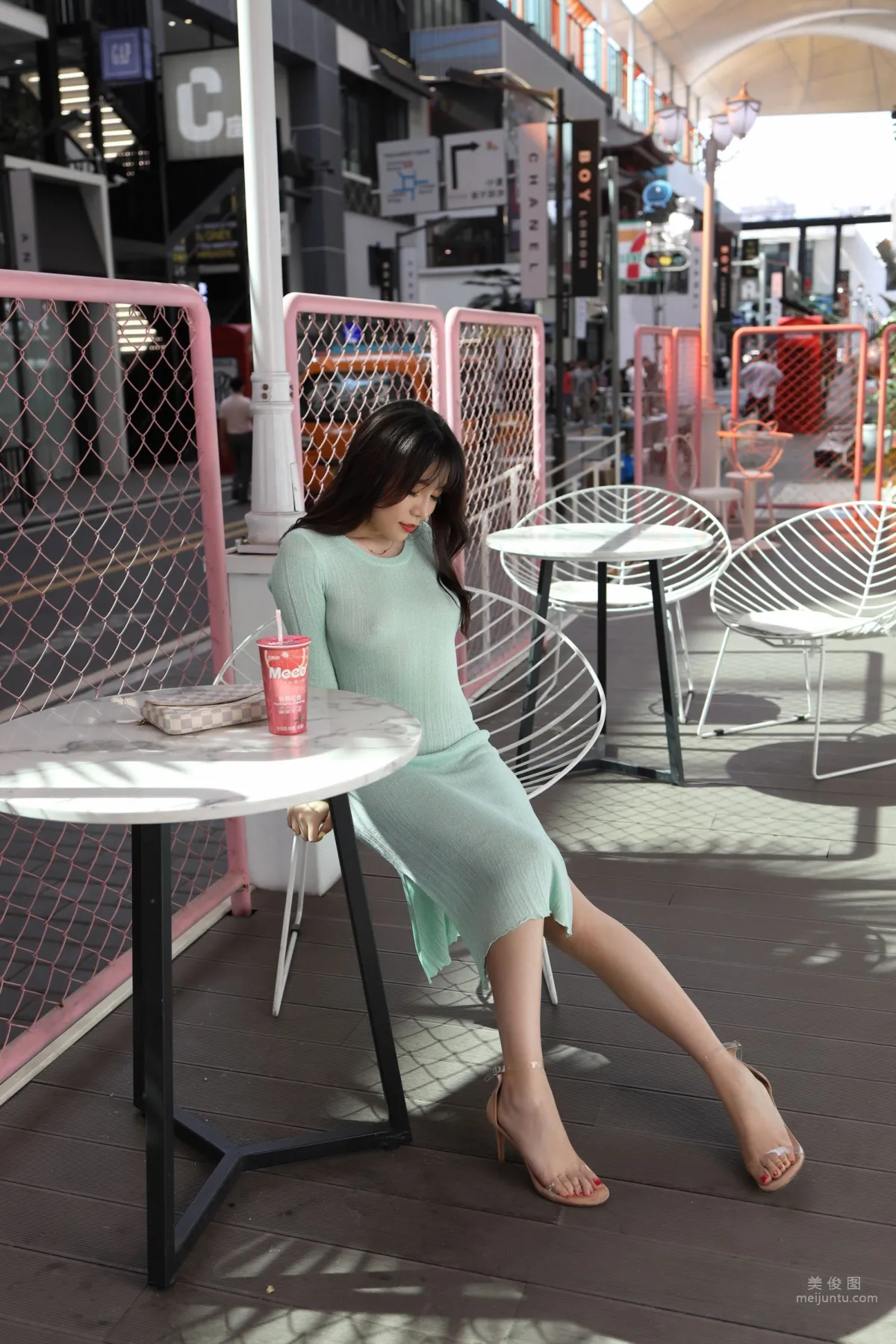Urban Beauty Zhizhi Sexy Light Green Bodycon Dress photo 123
