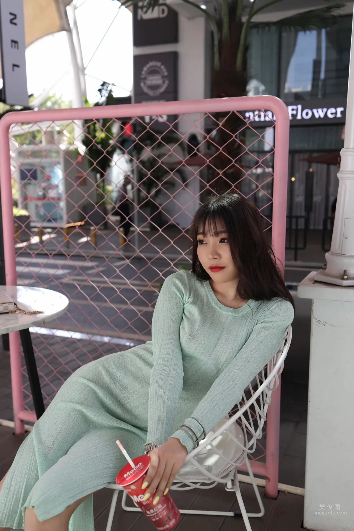 Urban Beauty Zhizhi Sexy Light Green Bodycon Dress photo 129