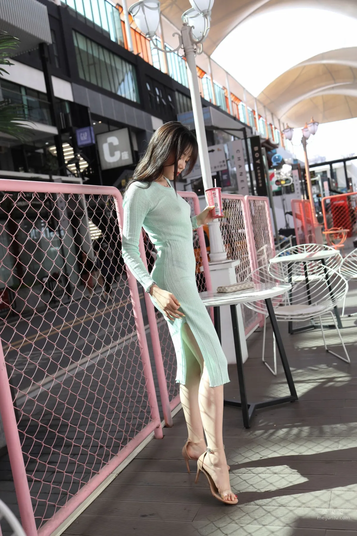 Urban Beauty Zhizhi Sexy Light Green Bodycon Dress photo 152