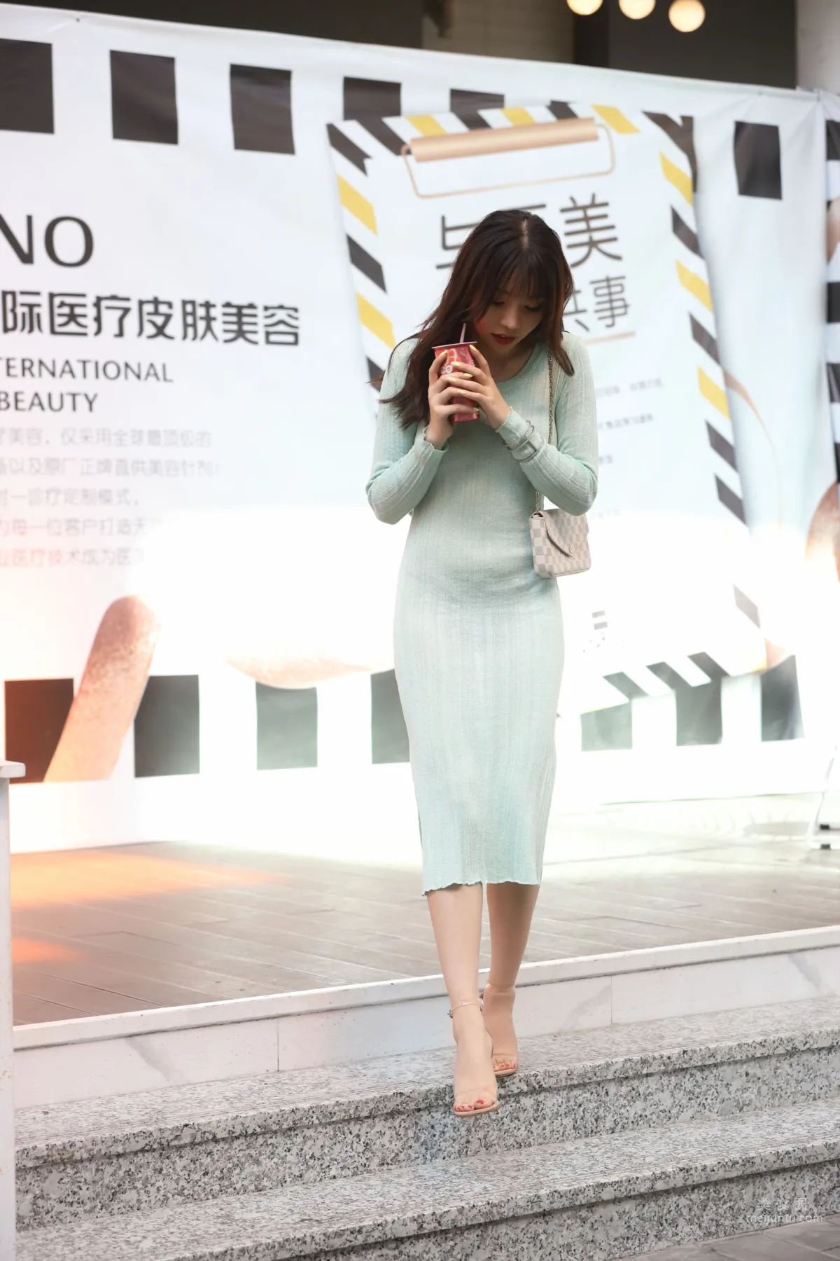 Urban Beauty Zhizhi Sexy Light Green Bodycon Dress photo 168